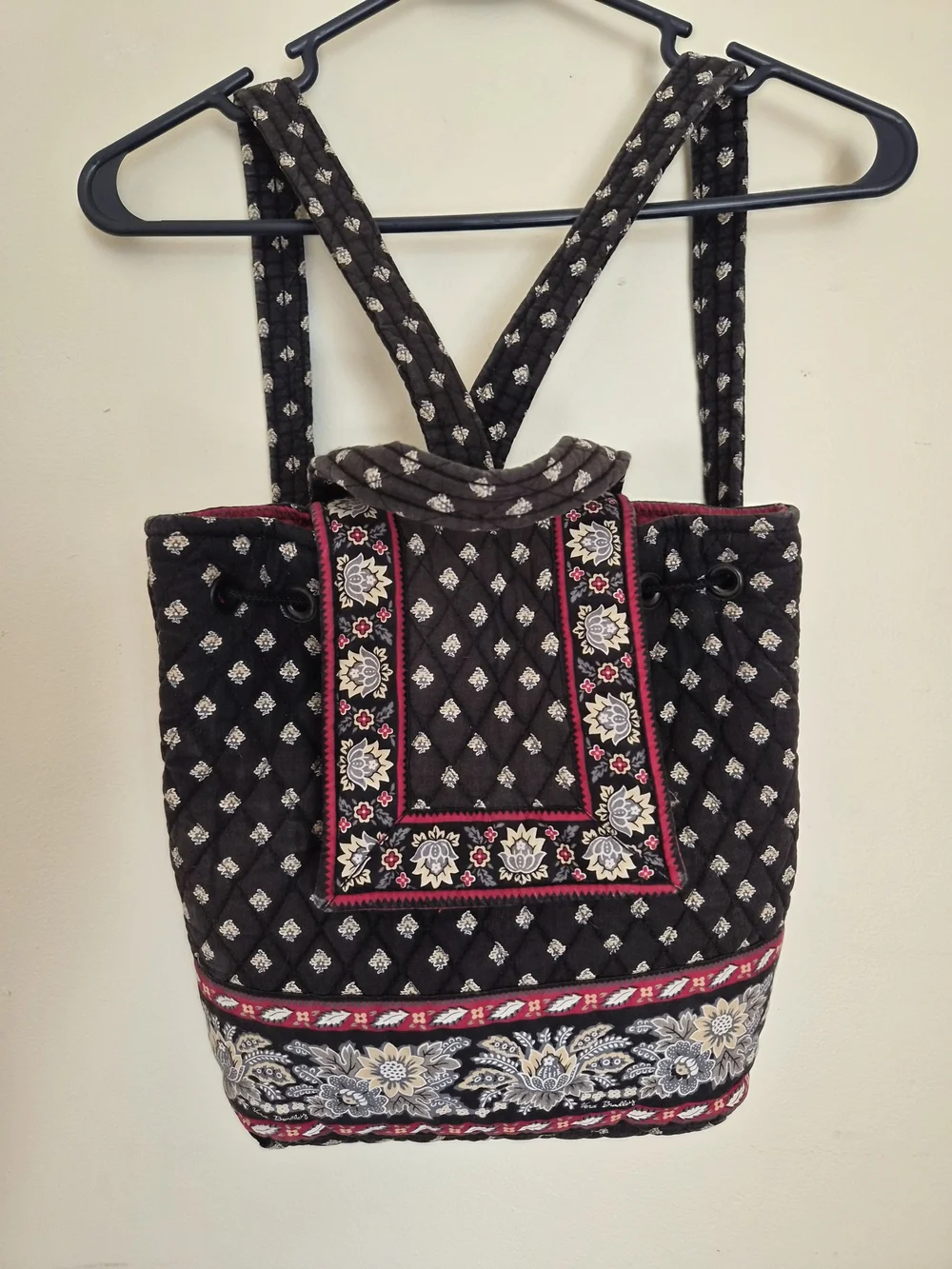 Vintage VERA BRADLEY Drawstring Backpack